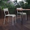 Flash Furniture Silver All-Weather Armless Steel Dining Chair, 4PK 4-XU-CH-10318-SIL-GG - alternate 10